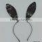 Costume lace black rabbit ears women headbands hair accessory for party