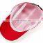 unstructured 6 panel 100%polyester sports hat mesh cap