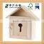 Wall hanging home decoration solid cute design customized wooden key storage box
