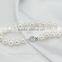 7-8mm white perfect full round real natural freshwater pearl bracelet