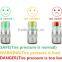 4pcs/pack Car Tyre Tire Pressure Monitor Indicator Valve Stem Cap Sensor 3 Color Eye Alert