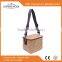 China supplier beautiful tote side by fashion 100% cotton quilted ladies paper handbag