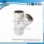 PVC DIN Water Drainage Pipe Fitting 45 Degree Lateral Tee
