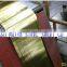 Tinplate with gold lacquering or golden lacquer tinplate sheet