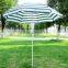 Striped Outdoor Umbrella for Beach