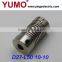 YUMO (LP D27 L50 10X10) Aluminium Couplings Spring Bellows Hdpe to Steel Pipe Coupling