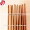 Chinese factory food grade carbonated bamboo flatware chopsticks in bulk