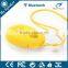 M18 yellow color remote control bluetooth speaker with hanging wire