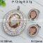 New Arrival Good Quality Wholesale Silver Diamond Colorful Jewelry Set
