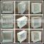 low price side color glass block