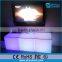 outdoor party decorative rgb cube glowing light, plastic illuminated lighted cube tables