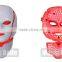 New product in 2016 led cosmetic facial mask led neck mask acne led pdt in china