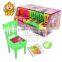 Cartoon Frozen Printed Toy Candy, Chair Toy with Compressed Candy