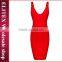 2015 Guangzhou bandage dress wholesale red backless