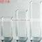 2016 factory square glass vase made in china