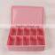 Wholesale Hot Sell Plastic Pink Multifunctional 10 Interlayers Storage Box With Ild