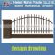 Aluminum Material and Retractable Open Style gate / residential gate