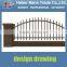 Aluminum Material and Retractable Open Style gate / residential gate