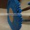 960mm blue treated folded cotton polishing wheel