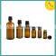 50ml,30ml,20ml, 15ml amber glass bottles dropper for essence oil