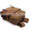 Mens Large Vintage Canvas Leather Backpack School Laptop Bag Hiking Travel Rucksack