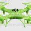 Four-axis aircraft four rotor flying saucer six-axis tricher instrument remote control UAV children's toys a key return