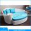 Contemporary outdoor furniture coastal rattan sunbed