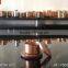 Hammered copper candle jar with id