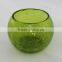 stained two colors glass vases, glass candleholders
