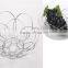 Wholesale Steel Wire Vegetable Basket,Fruit Holder With Plastic Tray