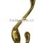 Solid Brass Shiny Polish Double Hanger Hook