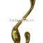 Solid Brass Shiny Polish Double Hanger Hook