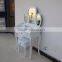 hot sale K/D dressing table with mirror and stool/dresser table with three mirros