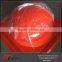 Acrylic plastic fabrication of red hemispheric vacuum forming product