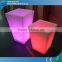 Garden Use Remote Control RGB Colorful LED Lighted Planter Pots with Drainage Water Design