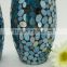 custom mosaic goblet candelabras