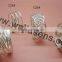 napkin ring Modern decoration | SILVER NAPKIN RING | Wedding wood napkin ring