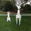 Fiberglass garden reindeer mascot