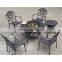 Barbecue cast aluminum table and chairs home garden outdoor furniture picnic BBQ tool table