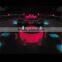 Modern Colorful IIIuminate LED bar counter with a complete circle
