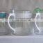 3pcs glass salt pepper spic jars sets