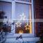 Battery Operated Warm White LED Acrylic Star Hanging Window Light