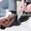 Portable shoe polisher, shoe cleaning, leather wax
