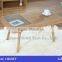 2015 high gloss wooden legs for modern folding wooden coffee table