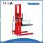 1 ton 2 ton capacity load manual stacker, hand pallet stacker