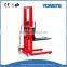 High quality hand forklifts / 2 t 1.6m hydraulic manual hand stacker