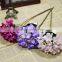 single stem fabric wholesale wedding decoration flower silk artificial hydrangea