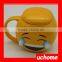 UCHOME Unique Funny Ceramic Emoji Mug,Emoji Cups