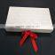 custom ribbon folding paper gift packaging box