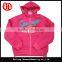 Fleece shell Zipper up hoodies lady hoody jacket with sherpa lining